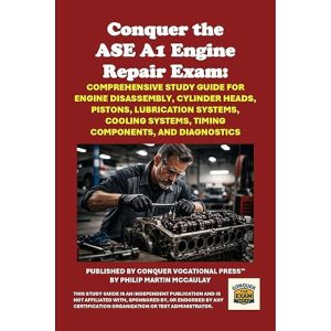 Conquer the ASE A1 Engine Repair Exam: Comprehensive Study Guide for Engine Disassembly, Cylinder Heads, Pistons, Lubrication Systems, Cooling Systems, Timing Components, and Diagnostics