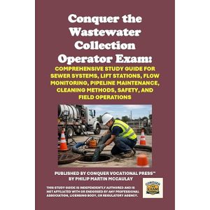 Conquer the Wastewater Collection Operator Exam: Comprehensive Study Guide for Sewer Systems, Lift Stations, Flow Monitoring, Pipeline Maintenance, Cleaning Methods, Safety, and Field Operations